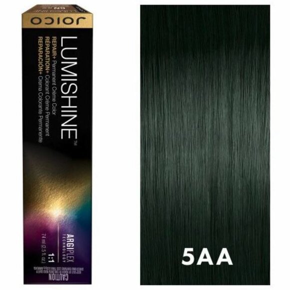 Ash Ash Light Brown 5AA - Joico Lumishine Repair + Permanent Creme Color - Picture 1 of 1